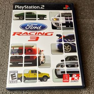 *6 for $10!*Ford Racing 3 Playstation 2 PS2 Sony 2005 Car Vehicle Tested Working